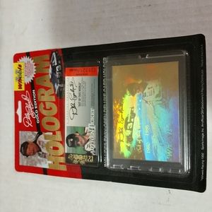 🎫Vintage Dale Earnhardt Gold Edition Hologram Card + Out of This World T…